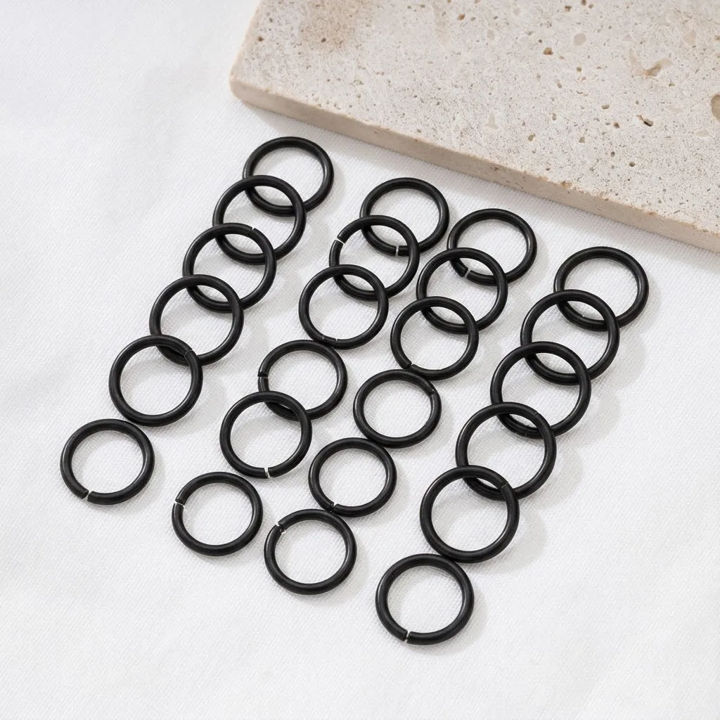 100pcs Stainless Steel Split Jump Rings for DIY Bracelets