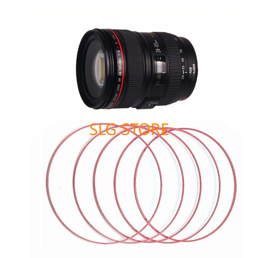 جديد لكانون EF 24-70 مللي متر 24-70 مللي متر f2.8L II USM/24-105 مللي متر 1:4 L F/4L IS USM عدسة الأحمر التركيز حلقة خط دائرة كاميرا إصلاح جزء