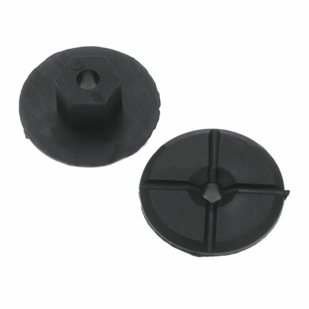 10pcs Fender Rivet Mud Flap Splash Guard Wheel Arch Black Plastic Unthreaded Nut For Mercedes Auto Fastener Clip