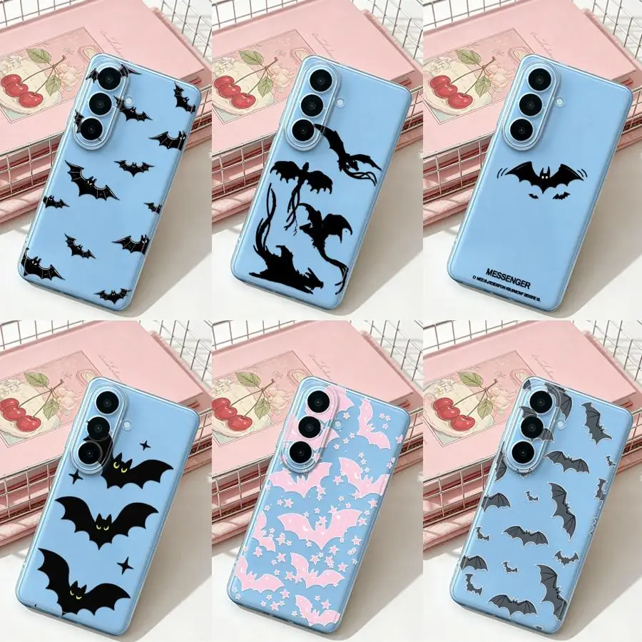 Bat Art Gothic Case for Samsung Galaxy A55 A23 A26 A24 A25 A57 A33 A52 A36 A13 A52 A31 A14 A16 Phone Cover A56 A27 A54 A15 A34