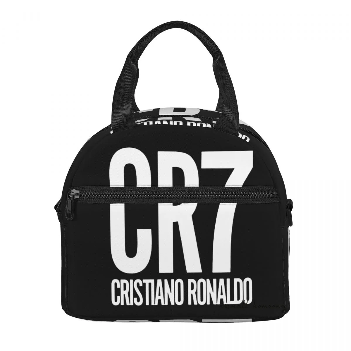 Cristiano Ronaldo CR7 Lunch Bag for Women Portable Thermal Insulated Lunch Box Picnic Multifunction Food Tote