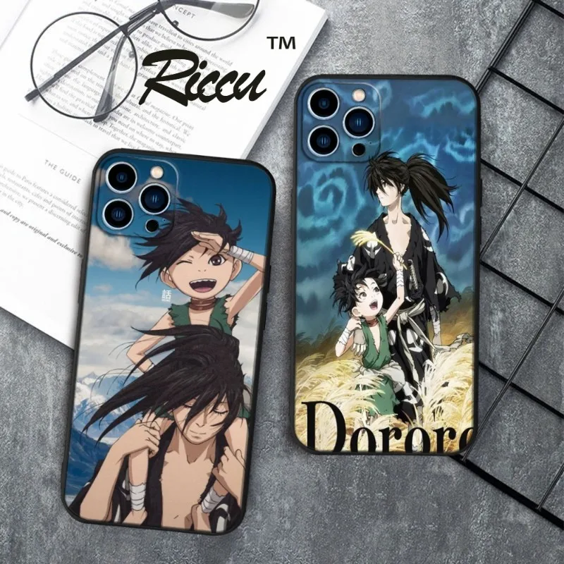 Чехол для телефона Dororo с японским аниме для IPhone 15 14 13 11 12 Pro 8 7 Plus X 13 Pro MAX XR XS MINI, мягкие силиконовые черные чехлы