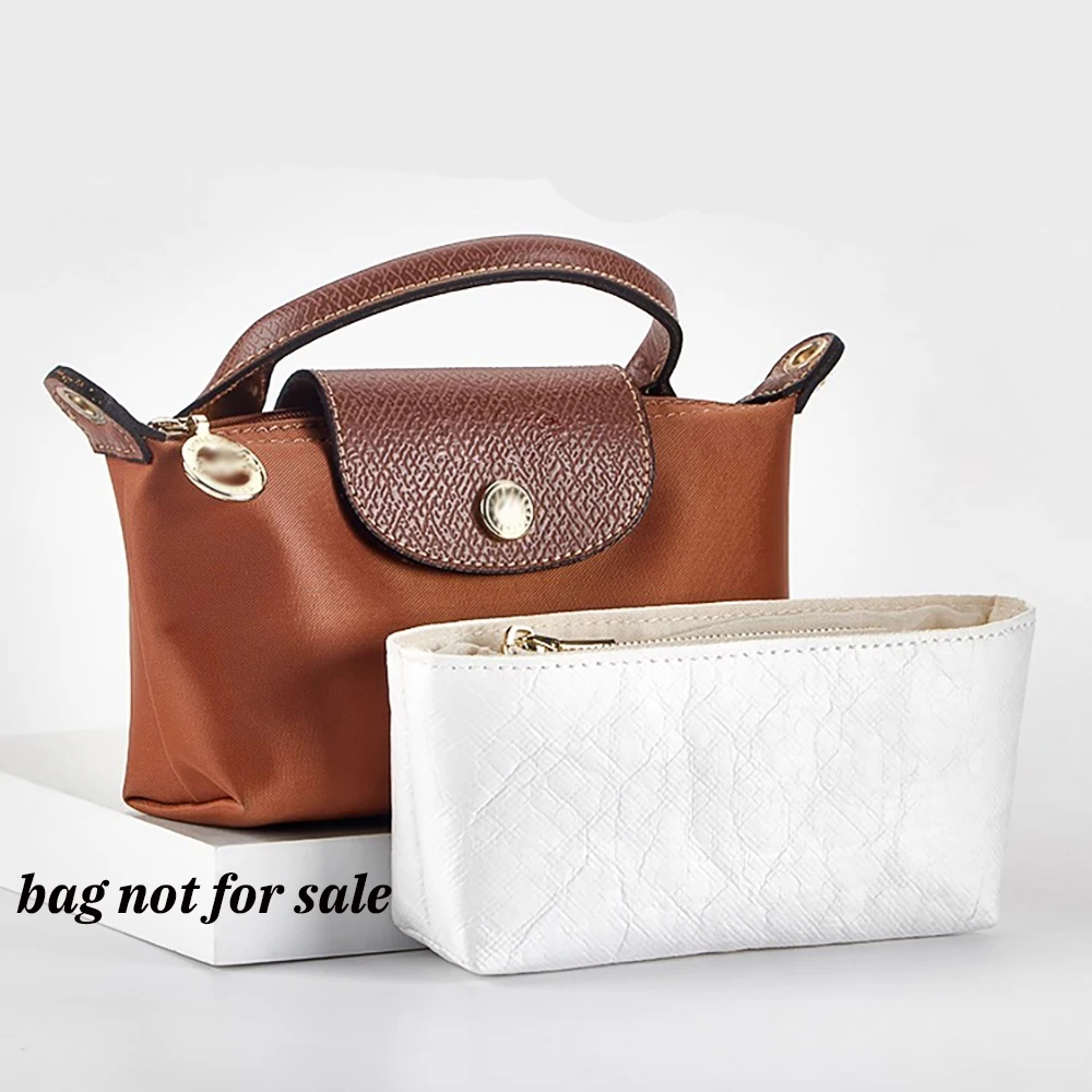 

Organizer Insert for Longchamp Mini Purse, Handbag Inner Shaper, Waterproof Dupont Paper Organizers for Longchamp mini Bag