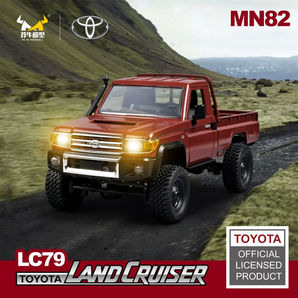 

MN MODEL 1/12 4X4 Remote Control Diving Off-road Car Retro LC79 Truck Climbing All Terrain Vehicle Rock Crawler Toy for Adult