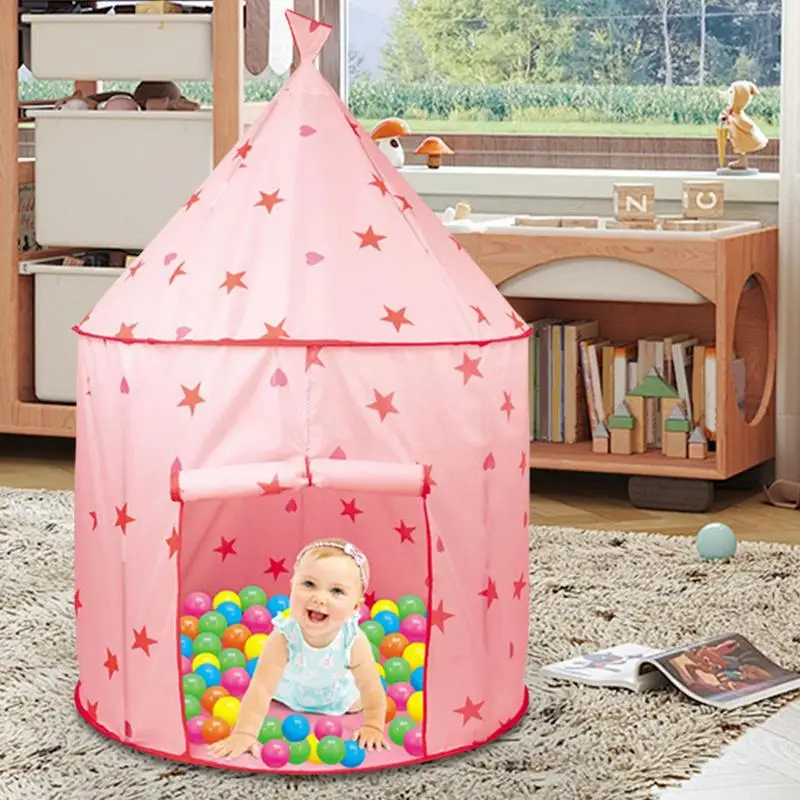 Tenda sensoriale per bambini Tenda da gioco sensoriale Modello stella sensoriale Divertimento di giocare Tenda sensoriale per bambini con 25 palline Colori ricchi per