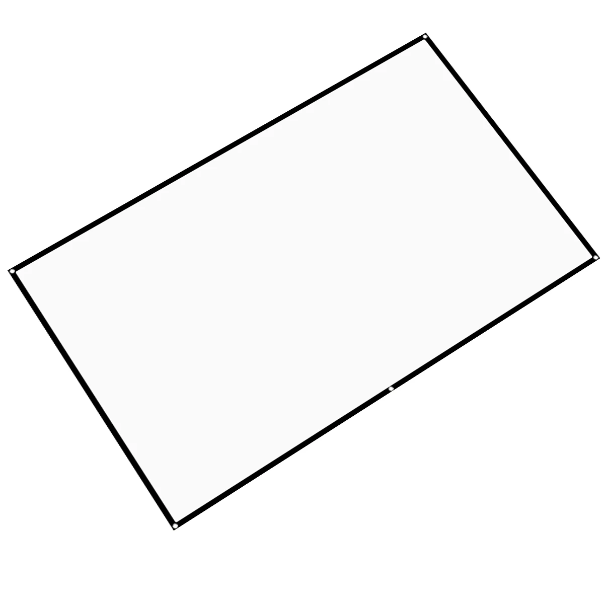 

Portable Projector Screen Cloth 160 Degrees Viewing Angle Foldable Wall Mount Projection Screen Polyester