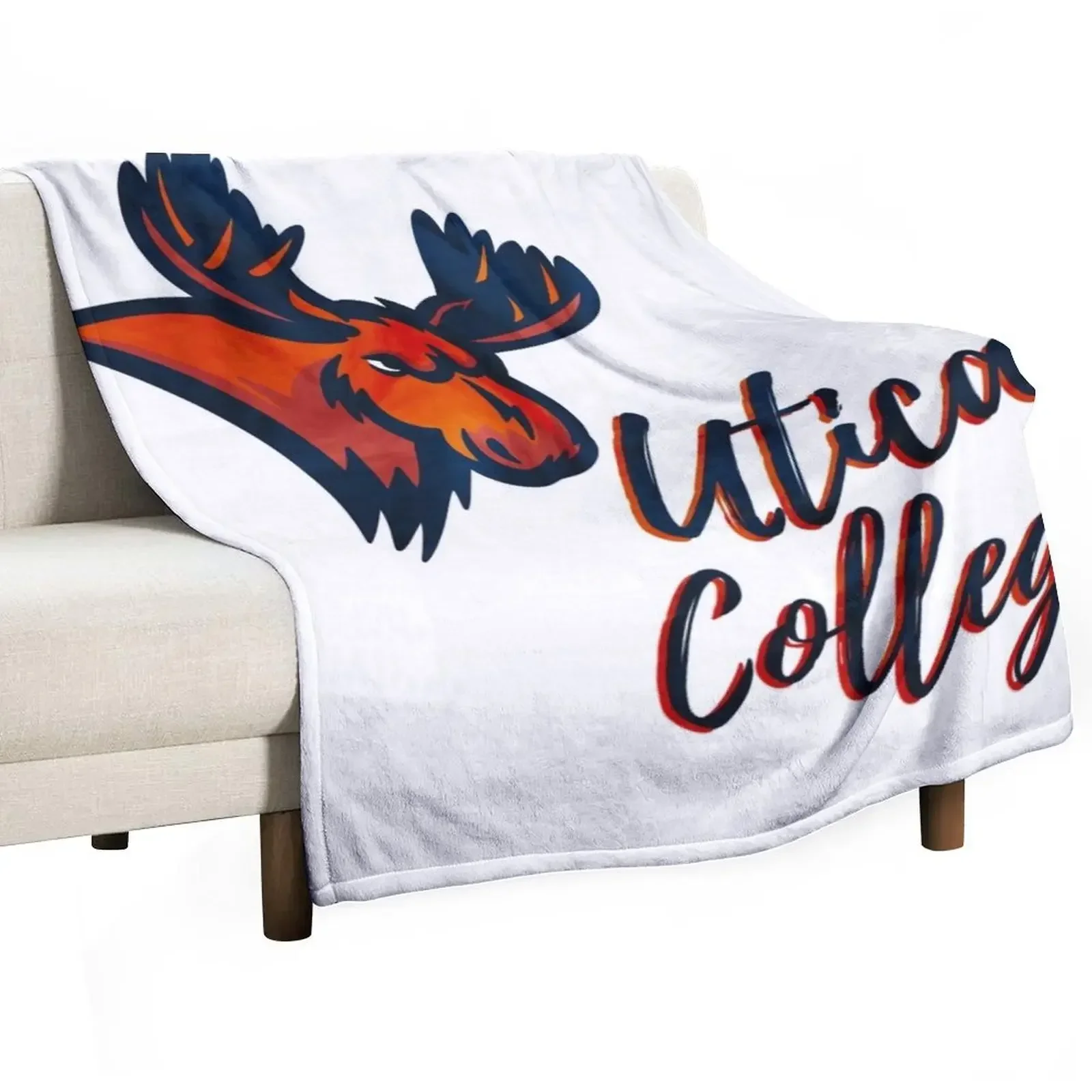 

Utica College (1) Throw Blanket Personalized Gift christmas decoration Polar for winter Blankets