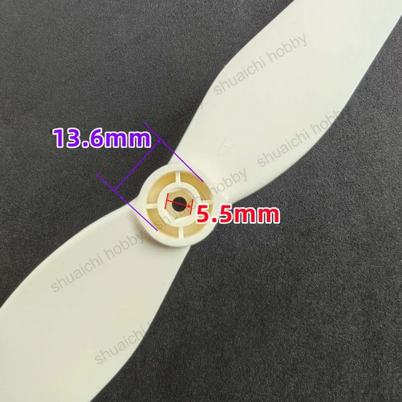 2Pairs 231mm Length 2-blades Propeller 3.3mm Hole Diameter Positive Negative Props for Drone Quadcopter RC Airplane Spare Parts