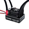 ROCKET-RC 220A 브러시리스 ESC 2-4S 속도 컨트롤러 7.4V/6A BEC, 1/8 RC 자동차 오프로드 버기 교체 부품용 방열판 포함 5