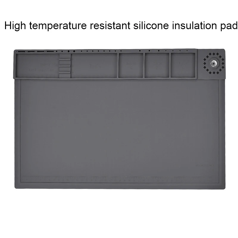

TE-618 Mobile Phone Repair Pad Magnetic Silicone Pad for Welding Station Iron Phone PC Repair Silicone Soldering Pad