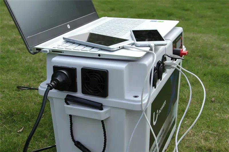 Voltímetro Usb marino para acampar, resistente al agua, 12V, portátil, Abs, Rv, Banco Diy, caja de energía de batería, Pc de escritorio