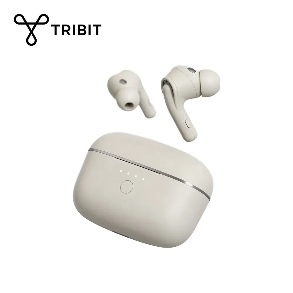 Беспроводные наушники Tribit FlyBuds C1 Pro True, гибридные шумоподавляющие Bluetooth-наушники с 6 микрофонами, компенсация слуха, время работы 36 часов