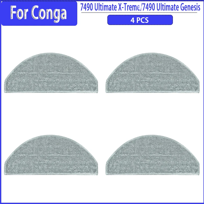 HEPA Filter Mop Cloth For Conga 7490 Ultimate X-Treme / 7490 Ultimate Genesis Replacement Spare Parts Accessories