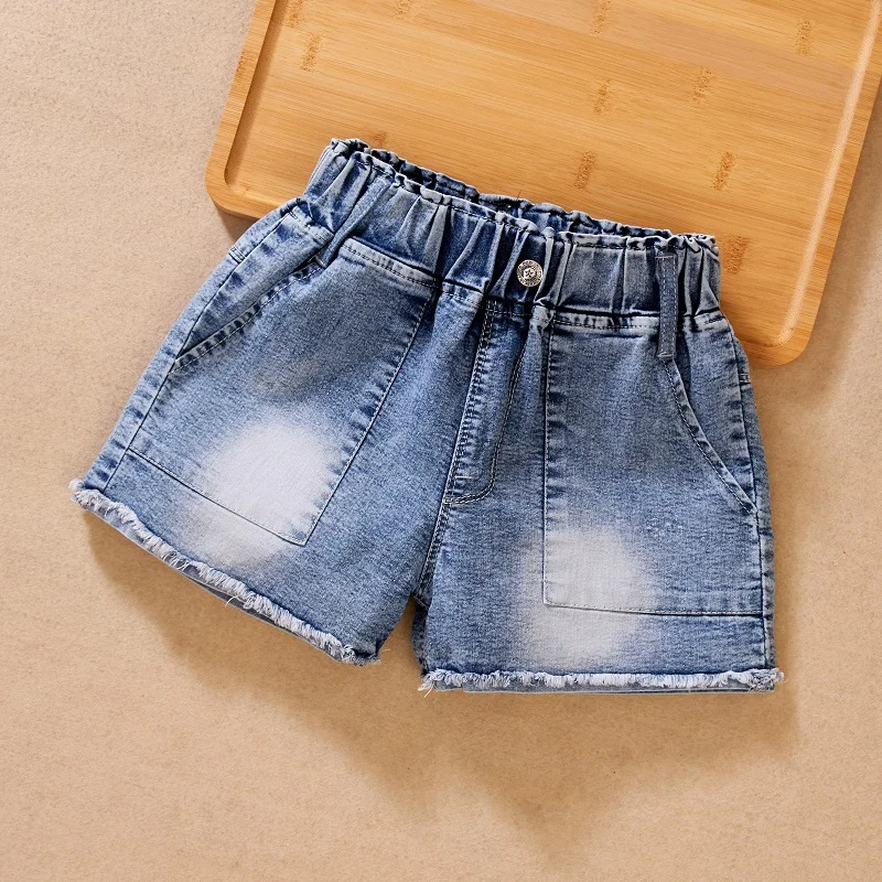 IENENS Kinder Baby Mädchen Sommer Denim Kleidung Shorts Hosen Jeans Kleidung Kinder Mädchen Beiläufige Kurze Hosen Säuglings Böden – Detail 9