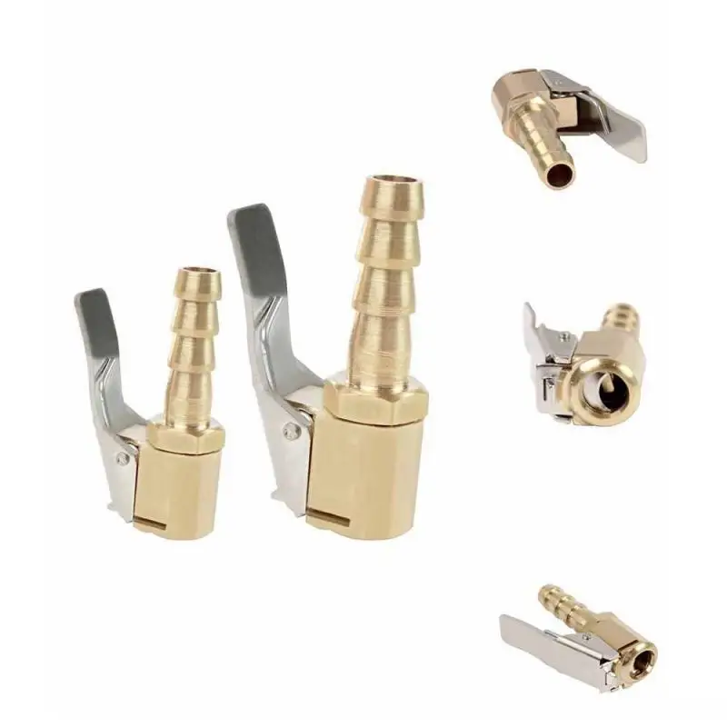 8mm 6mm Tire Valve Clip Pump Nozzle Clamp Car Truck Air Chuck Inflator Pump Adapter Thread Connector Hose Accessories