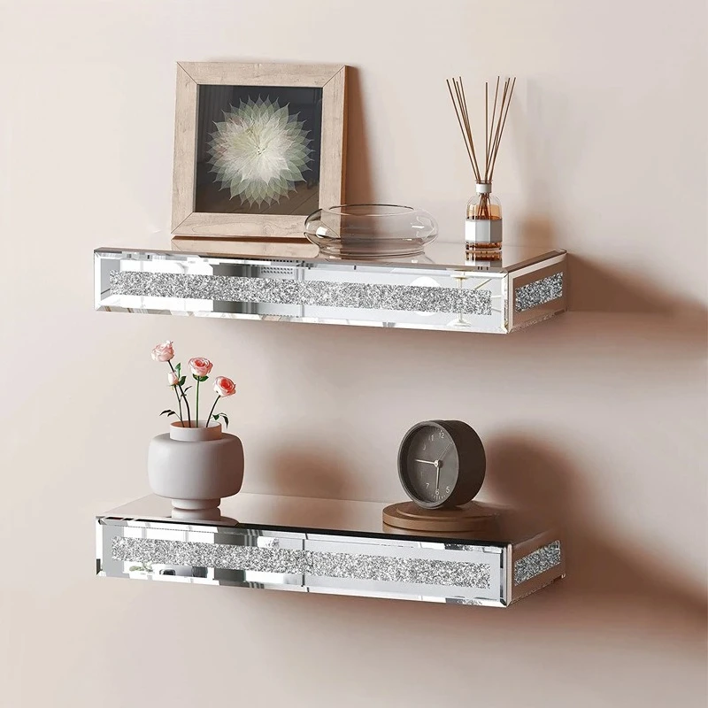 Fashion creative mirror decorative frame wall panel wall frame wall rack baffle rack neoclassical W1202S