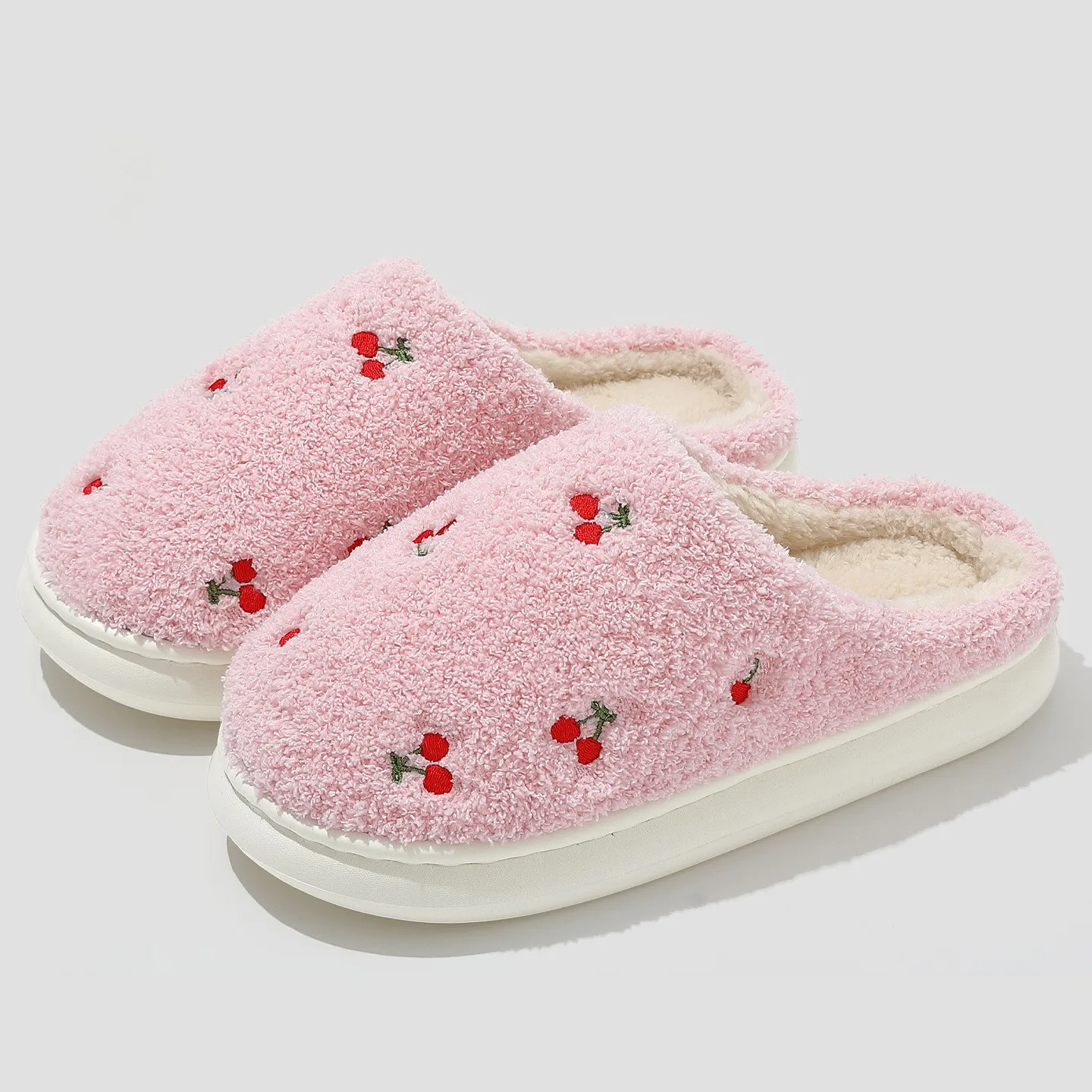 Winter Women's Slippers Girls Soft Warm Shoes Thick Sole Female Slipper Non-Slip Footwear Indoor Comfortable Cute Home Slides