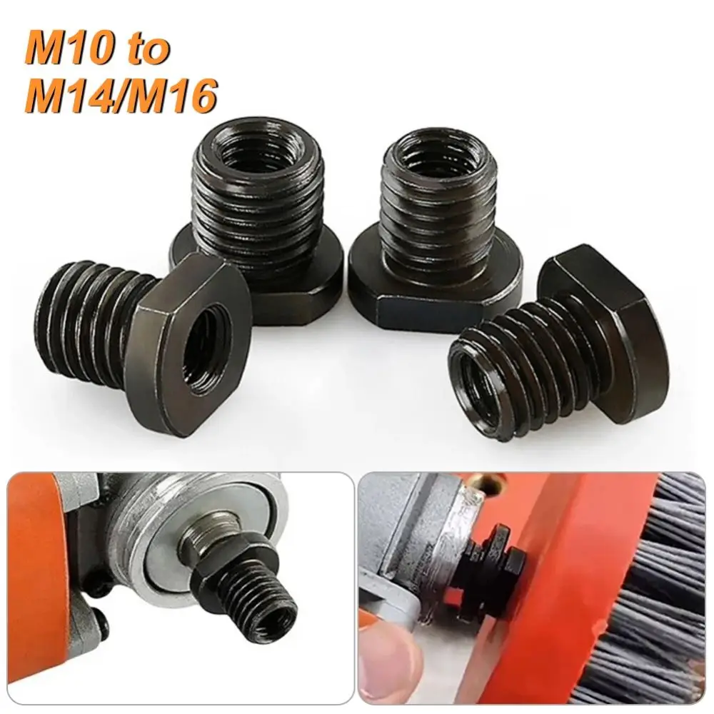 1Pcs M10 to M14 M16 Thread Angle Grinder Adapter Nut Arbor Connector Connecting Rod Thread Converter Replacement Universal