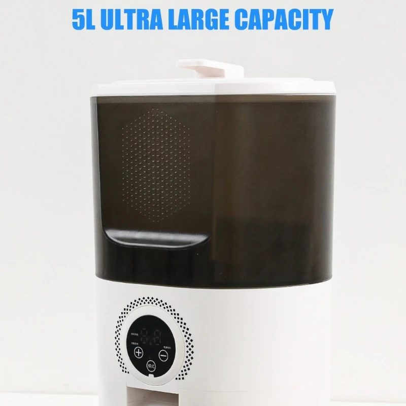 

Pet Smarted Voice Recorder Remote Control Auto Feeders Container Storage for Small Cats and Dogs Remote Feeding
