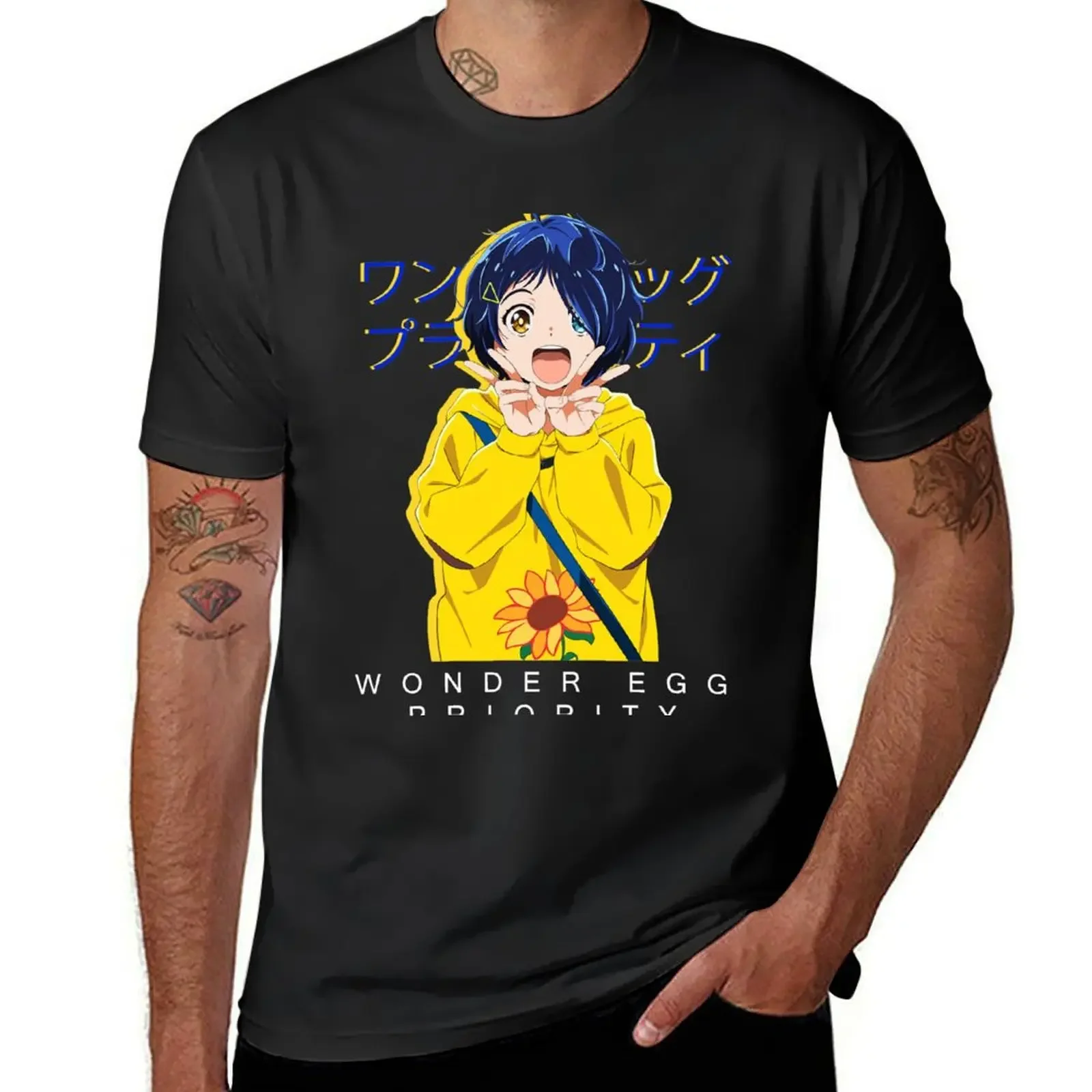 Ai Ohto - Wonder Egg Priority T-Shirt graphic t shirt vintage blanks customizeds Men's t-shirts