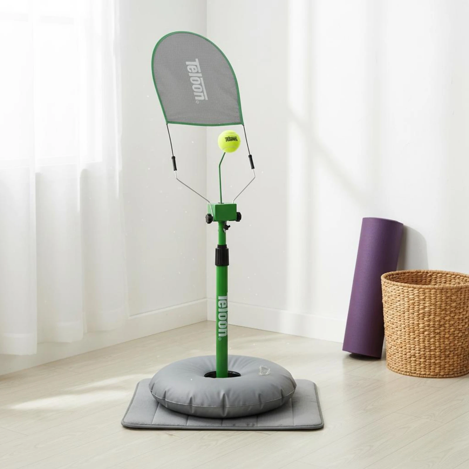 

Single Player Tennis Practice Aid Easy to Use Tennis Stroke Corrector Sports Training Equipment Portable for Beginners, Outdoor