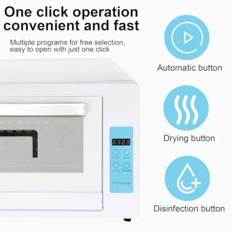 Scatola per la pulizia delle unghie Scatola per la pulizia dell'attrezzatura del salone da 48 litri Armadietto per la pulizia multifunzionale Forniture per barbiere per studio del salone di bellezza spa