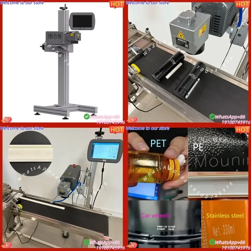 2026 Faith Continuous Marking Machine Platform Fiber Marking Machine Industrial