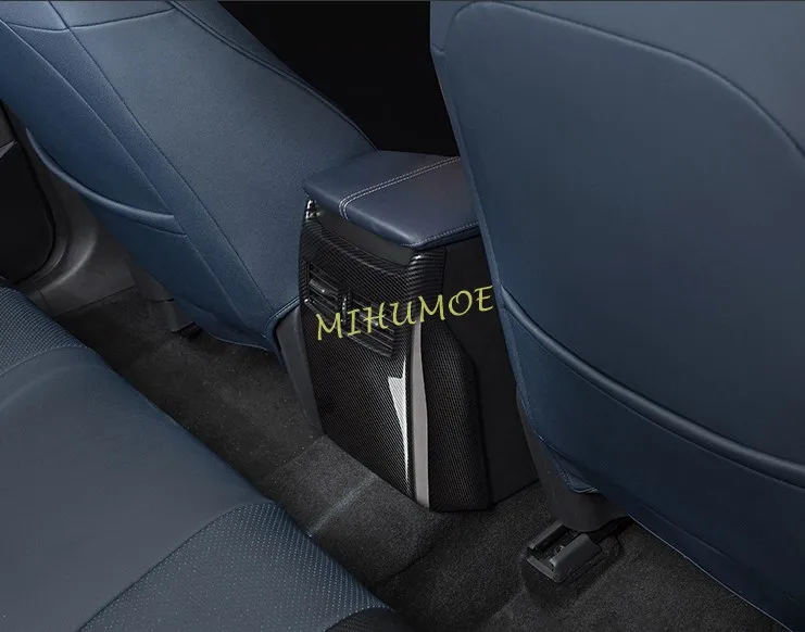 ألياف الكربون سيارة الخلفية فتحات الهواء منفذ غطاء لوحة الكسوة لمازدا CX30 CX-30 DM 2020 2021 2022 2023 2024 2025 #2