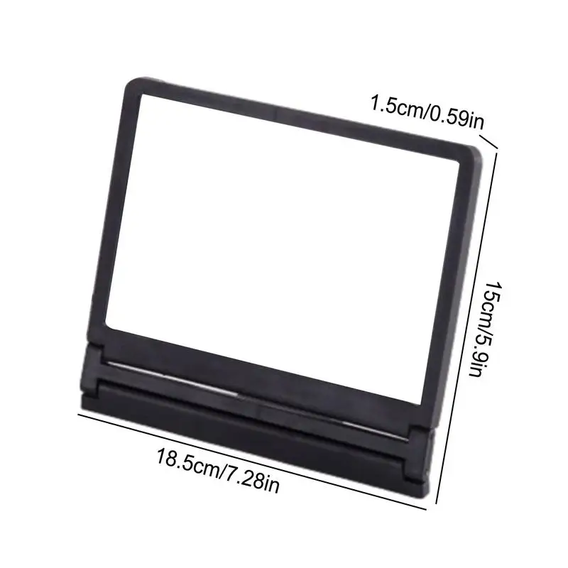 แว่นขยายหน้าจอสำหรับโทรศัพท์มือถือเครื่องขยายเสียงโทรศัพท์มือถือ HD พร้อมขาตั้งพับได้แว่นตาขยายสมาร์ทโฟนวีดีโอภาพยนตร์มือถือ HD