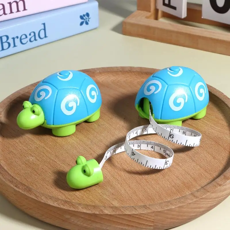 Cute Turtle Shape Retractable Measuring Tape Portable Mini Soft Ruler For Body Sewing Clothing Measurement Home Office Daily Use