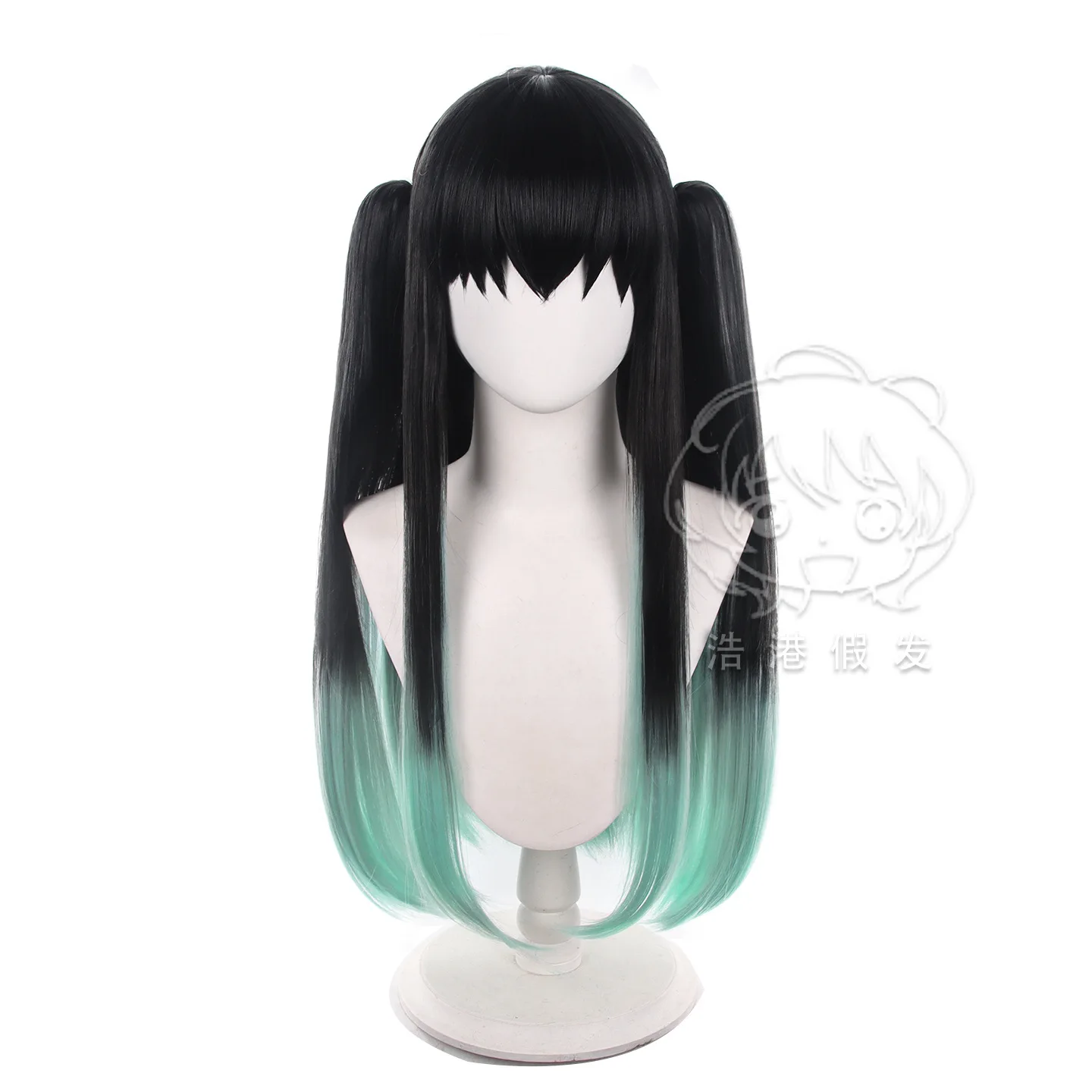 

Tokitou Muichirou Косплей Парики с Тигровыми париками 80 см Длинный Muichirou Tokitou Косплей Парик Термостойкие волосы Парики для взрослых + Кепка для парика