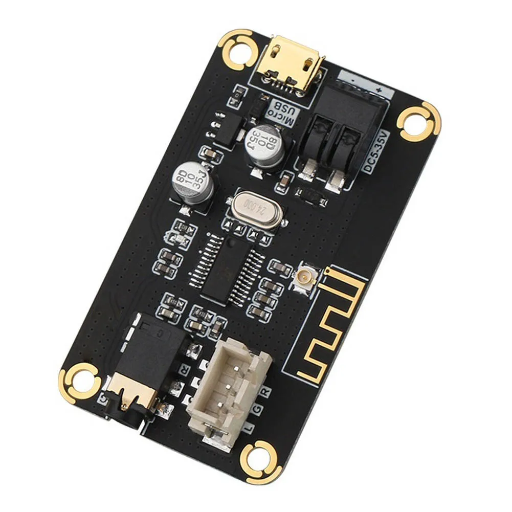 For Car for mp3 Wireless Audio Processor Board 4.2 DIY Module with Dual Output Support 3.5mm and 2.54mm 3P Low Noise for ldo