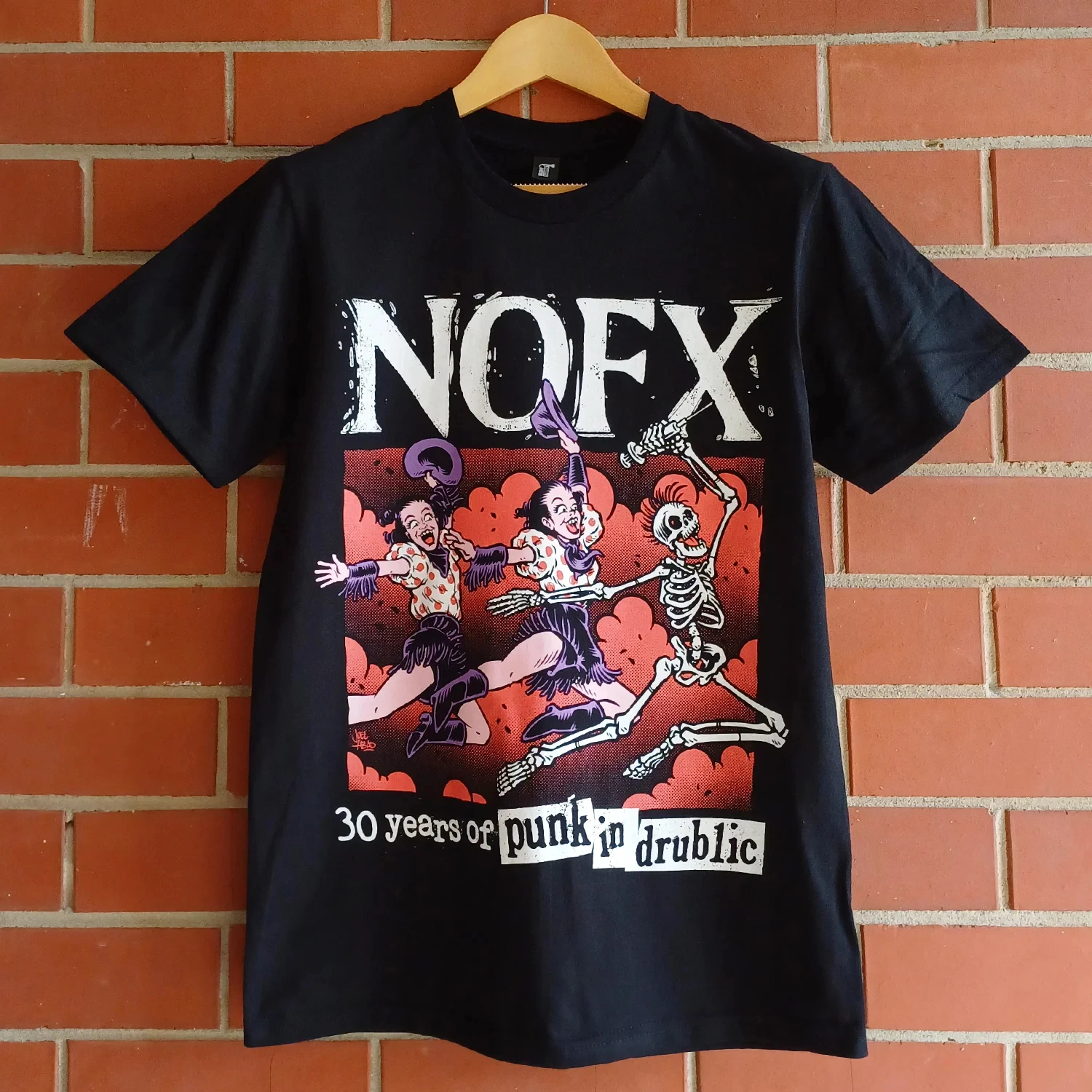 Camiseta Unissex de Algodão com Estampa Gráfica da Banda NOFX, Manga Curta, Moda Casual de Verão para Homens e Mulheres Fãs 2026