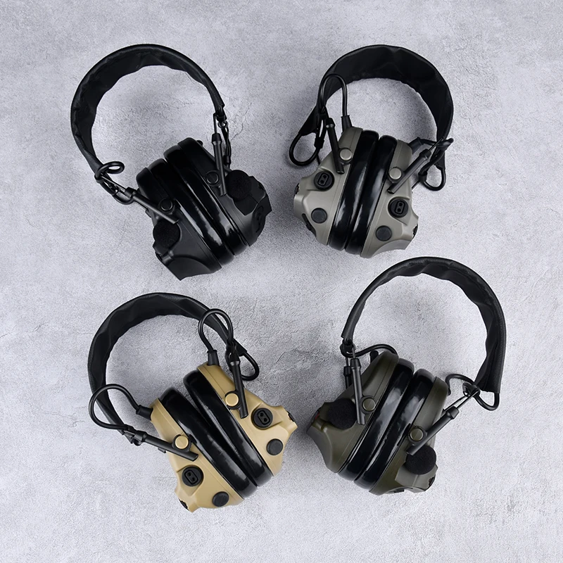 WADSN COMTAC III Tactical Headset  Active Pickup Noise Canceling Hearing Protection Airsoft Outdoor Hunting Communication