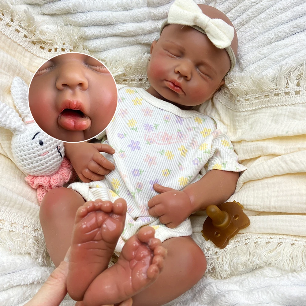 

Реалистичная кукла-реборн Лулу 50 см из силикона с изысканной текстурой, утяжеленная, для эмоциональной поддержки (девочка/мальчик)