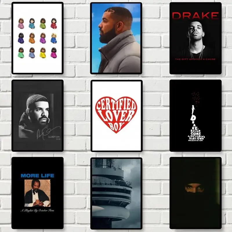 Drake Rapper POSTER Poster stampe immagini a parete soggiorno decorazione della casa piccola