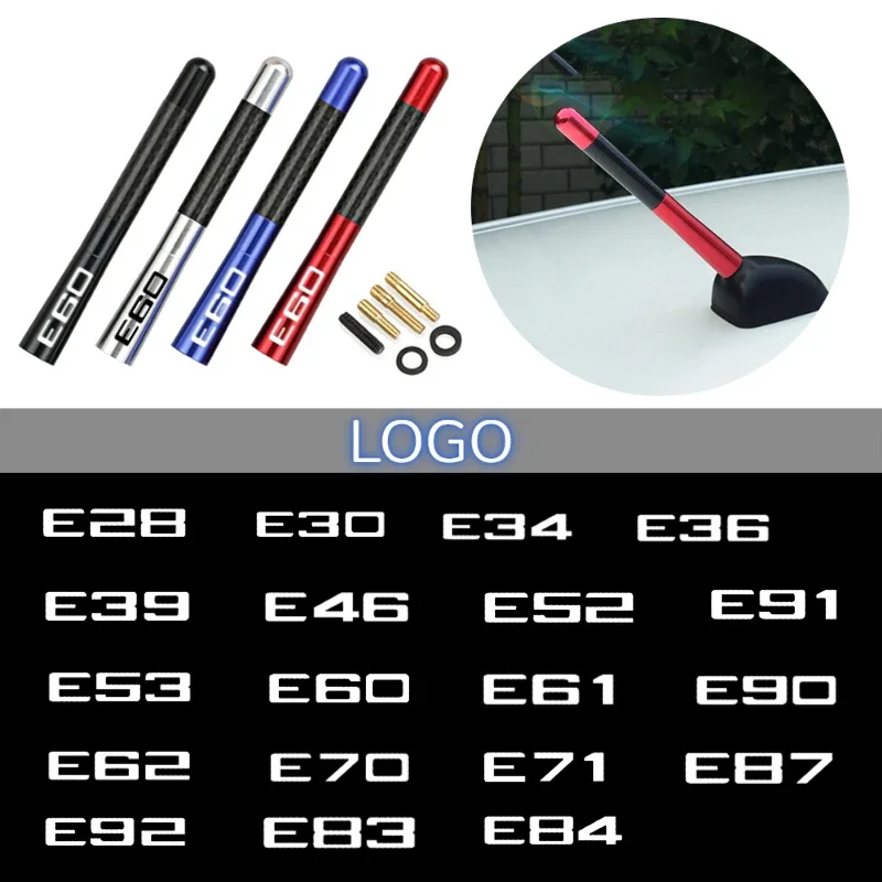 Car Radio Aerial Antenna 12CM for BMW E46 E52 E91 E53 E28 E30 E34 E36 E39 E60 E61 E90 E62 E70 E71 E87 E92 E83 E84 Accessories