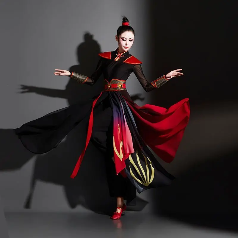 Chinese Style Dress Jazz Suit Dance Performance Costume Dancing Dress Ancient Costume Chivalrous Style Huo Yuanjia Cos Dress