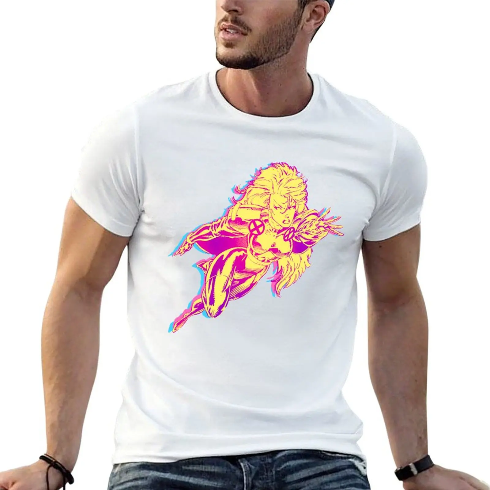 90’s Retro Jim Lee X-Men Storm T-Shirt Large Size Casual Tee Shirt