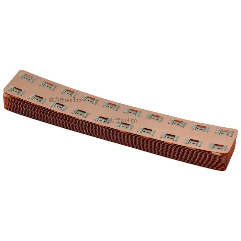 Power Battery Connector 18650/21700 Copper-nickel Busbar Is Easy To Spot Weld