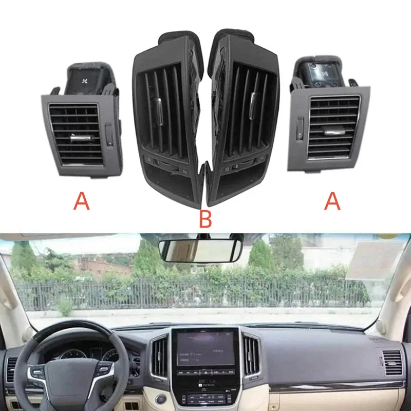 Car Dashboard Middle A/C Air Conditioner Outlet Assembly For Toyota Land Cruiser LC200 2008-2013 Conditioning Vents