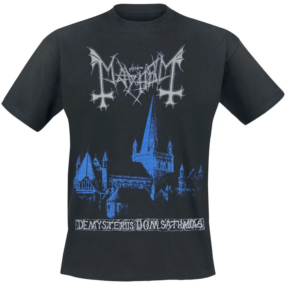 Mayhem - De Mysterius Dom Sathanas T Shirt High Quality 100%Cotton Short Sleeve