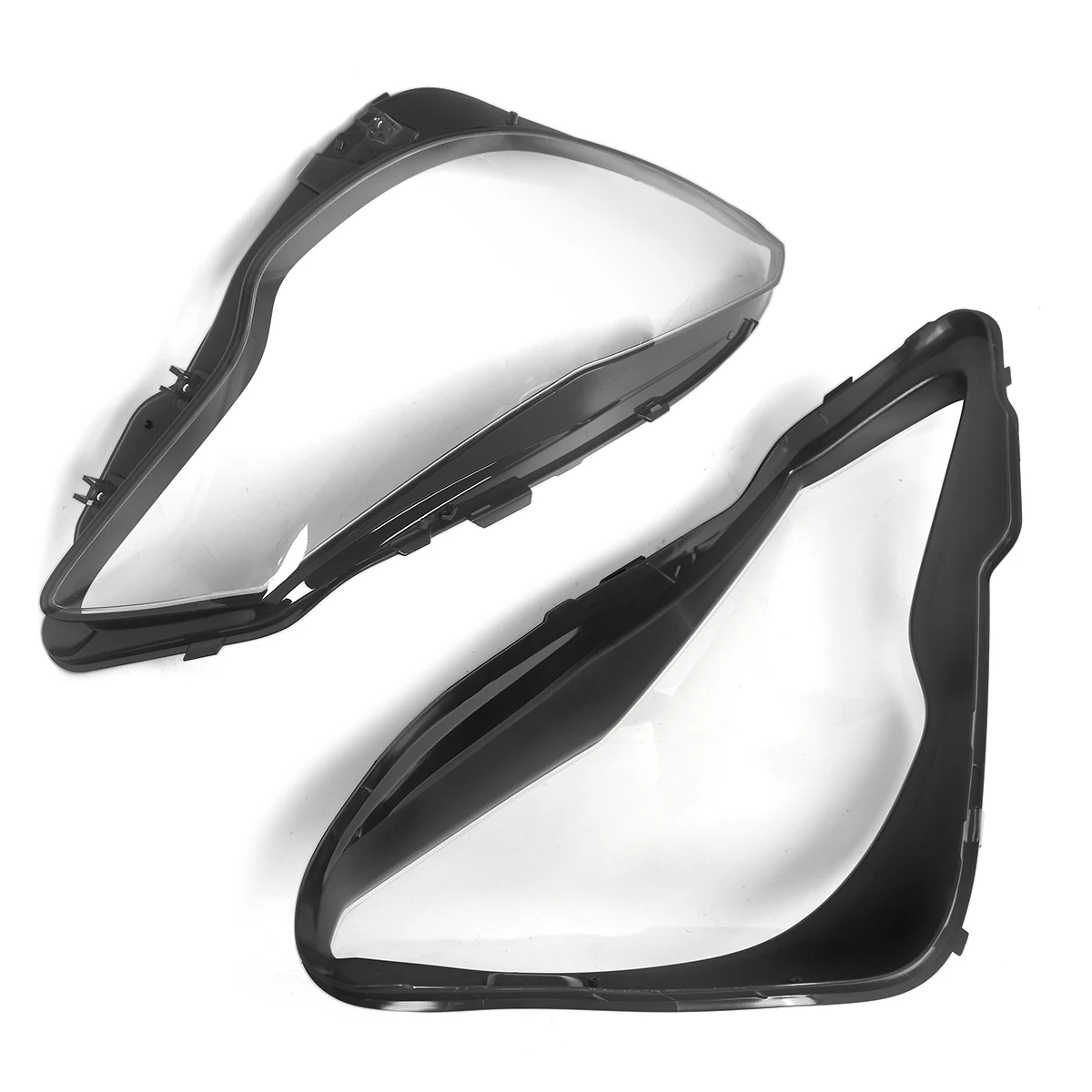 L + R عدسة المصباح الأمامي غطاء زوج لمرسيدس W207 E350 E400 E550 كوبيه 2014-2017 #6