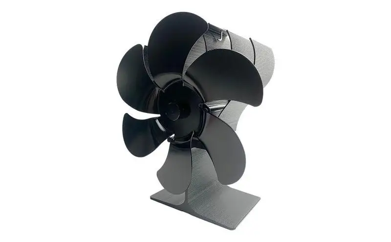 

Fireplace Fan Heat Powered 6 Leaves Eco Silent Circulation Heat Powered Fan Quiet Operation Non Electric Thermoelectric Wood