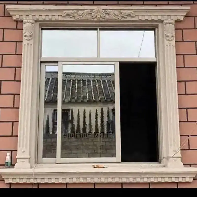 American Cover Exterior Cement Decoration Window Window Mold Roman Column Model Wall Edging House Wall Villa Square Frame Line k