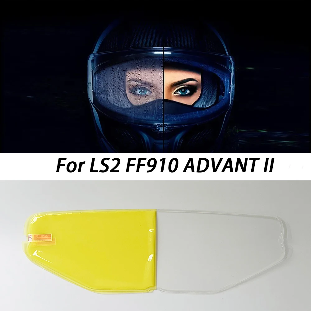 

Нашивка для козырька мотоциклетного шлема для LS2 FF910 Advant II, противотуманная пленка для козырька