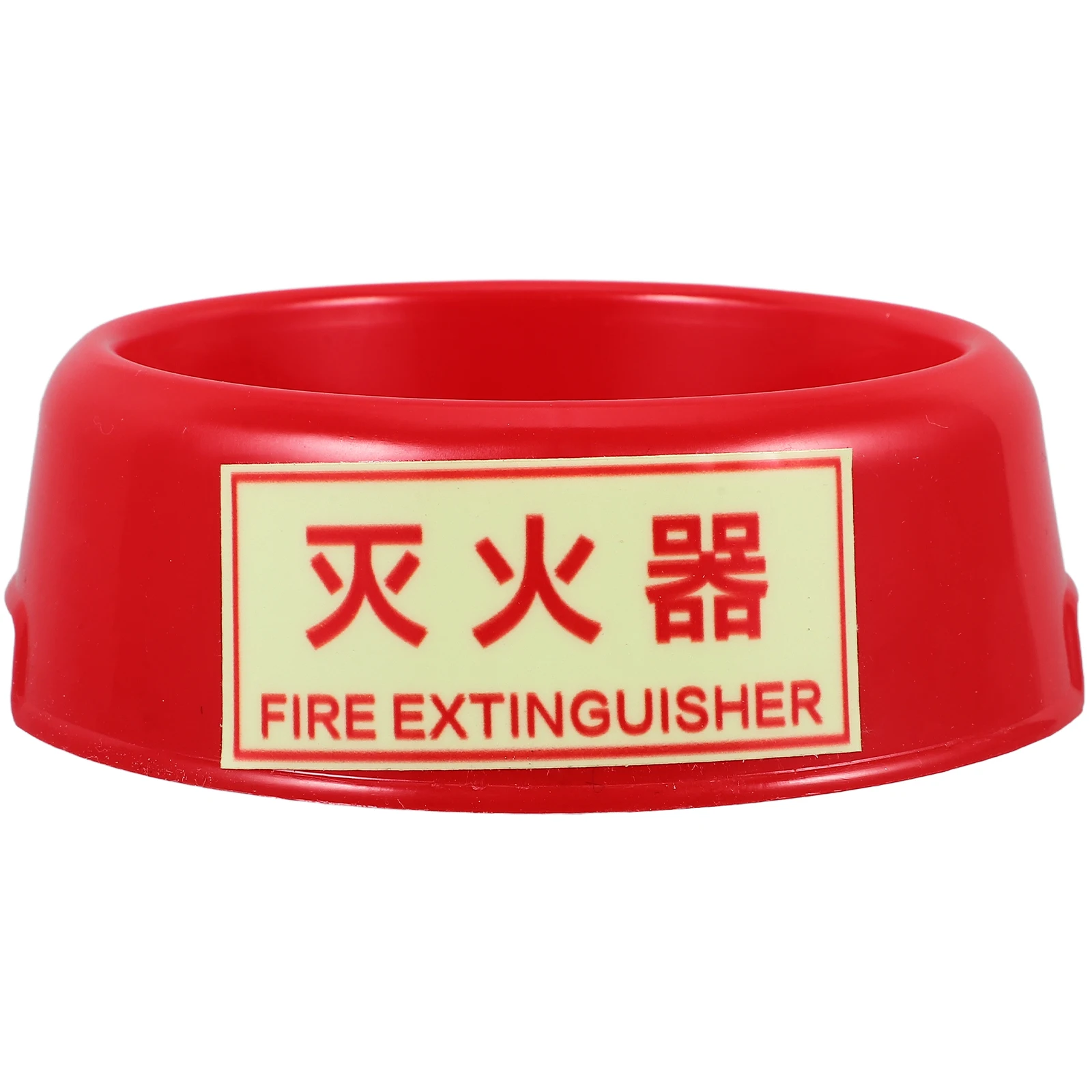 

Fire Extinguisher Base Holder Plastic Organizer Storage Stand Support Glow Reflective Safety Identification Versatile