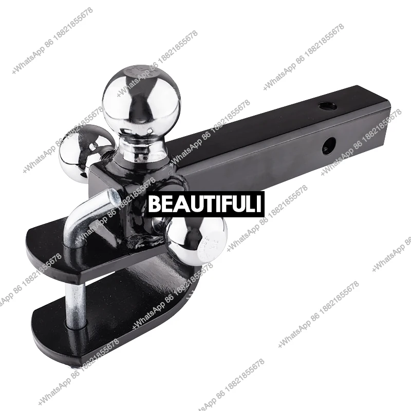 Three Ball Trailer Hitch Multifunctional Connector U-shaped Tow Hook Trailers Off-road Refit Parts Towing Hook Accessories