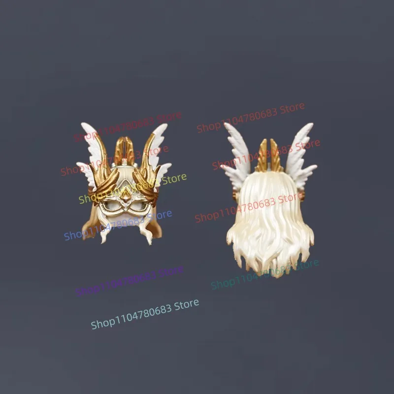 Moc blocos de construção anjo de quatro asas mini figura montagem modelo peça de exibição anime acessórios dos desenhos animados brinquedo colecionável presente