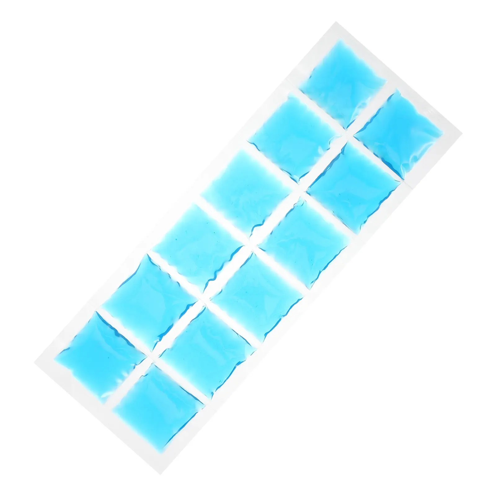 Reusable Gel Ice Pads 12 Grid Flexible Freezer Block Cooling Pack Insulated Ice Sheets for Lunch Bags Coolers Food view 5